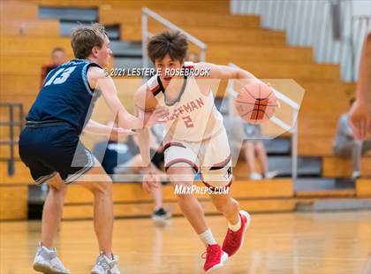 Thumbnail 3 in Hargrave vs Liberty Christian (2021 Chicken Express Holiday Extravaganza) photogallery.
