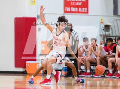 Thumbnail 3 in Hargrave vs Liberty Christian (2021 Chicken Express Holiday Extravaganza) photogallery.