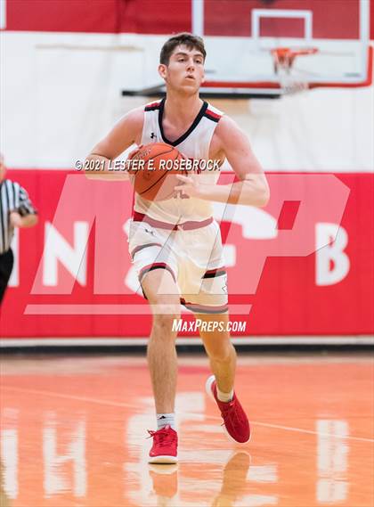 Thumbnail 2 in Hargrave vs Liberty Christian (2021 Chicken Express Holiday Extravaganza) photogallery.