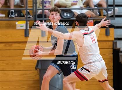 Thumbnail 3 in Hargrave vs Liberty Christian (2021 Chicken Express Holiday Extravaganza) photogallery.