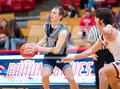 Thumbnail 3 in Hargrave vs Liberty Christian (2021 Chicken Express Holiday Extravaganza) photogallery.
