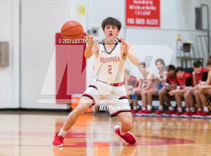 Thumbnail 1 in Hargrave vs Liberty Christian (2021 Chicken Express Holiday Extravaganza) photogallery.
