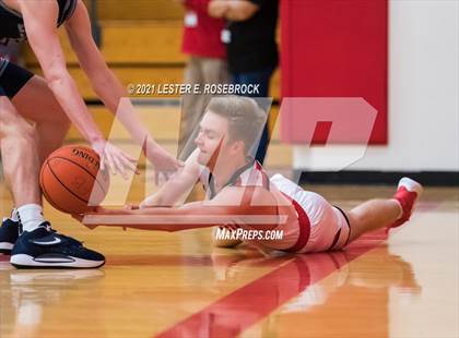 Thumbnail 3 in Hargrave vs Liberty Christian (2021 Chicken Express Holiday Extravaganza) photogallery.