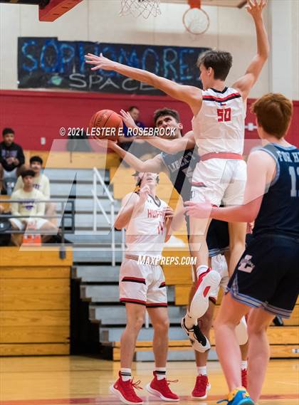 Thumbnail 2 in Hargrave vs Liberty Christian (2021 Chicken Express Holiday Extravaganza) photogallery.