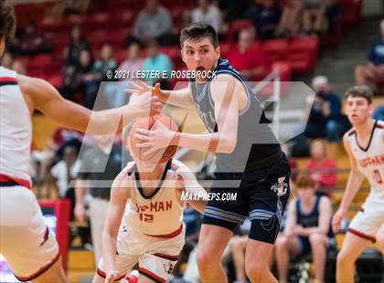 Thumbnail 3 in Hargrave vs Liberty Christian (2021 Chicken Express Holiday Extravaganza) photogallery.