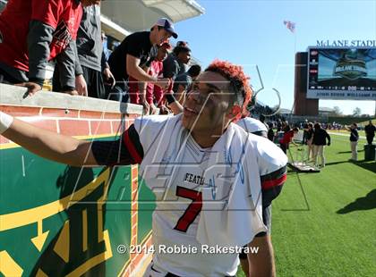 Thumbnail 1 in Rockwall-Heath vs. Tyler (UIL 5A Division 1 Region 2 Semifinal) photogallery.