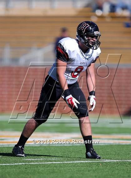 Thumbnail 1 in Rockwall-Heath vs. Tyler (UIL 5A Division 1 Region 2 Semifinal) photogallery.