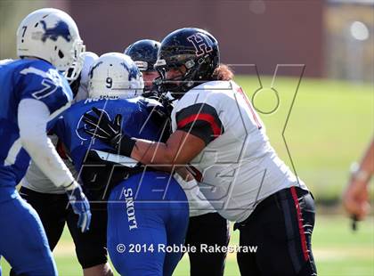 Thumbnail 1 in Rockwall-Heath vs. Tyler (UIL 5A Division 1 Region 2 Semifinal) photogallery.