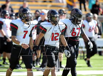 Thumbnail 1 in Rockwall-Heath vs. Tyler (UIL 5A Division 1 Region 2 Semifinal) photogallery.
