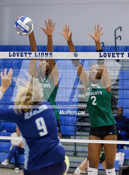 Thumbnail 2 in North Cobb Christian vs. Westminster (Lovett Block Party) photogallery.