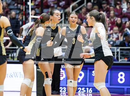 Thumbnail 1 in Iola vs. Crawford (UIL 2A D2 Volleyball Final) photogallery.