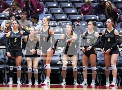 Thumbnail 2 in Iola vs. Crawford (UIL 2A D2 Volleyball Final) photogallery.