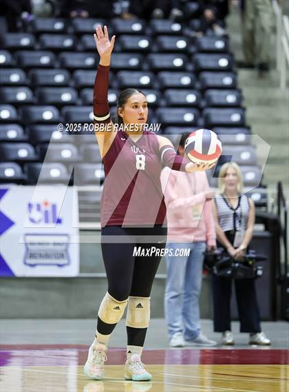 Thumbnail 2 in Iola vs. Crawford (UIL 2A D2 Volleyball Final) photogallery.