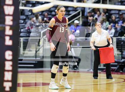 Thumbnail 2 in Iola vs. Crawford (UIL 2A D2 Volleyball Final) photogallery.