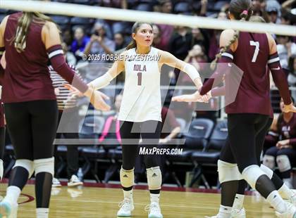 Thumbnail 2 in Iola vs. Crawford (UIL 2A D2 Volleyball Final) photogallery.