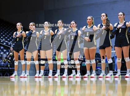 Thumbnail 2 in Iola vs. Crawford (UIL 2A D2 Volleyball Final) photogallery.
