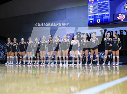 Thumbnail 1 in Iola vs. Crawford (UIL 2A D2 Volleyball Final) photogallery.