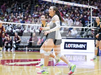 Thumbnail 2 in Iola vs. Crawford (UIL 2A D2 Volleyball Final) photogallery.