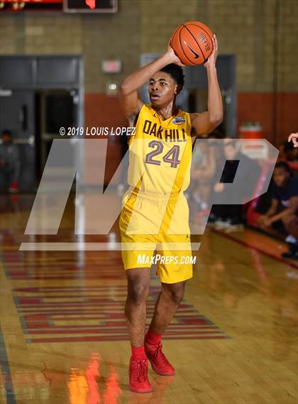 Thumbnail 2 in Modesto Christian vs. Oak Hill Academy (Nike Extravaganza) photogallery.