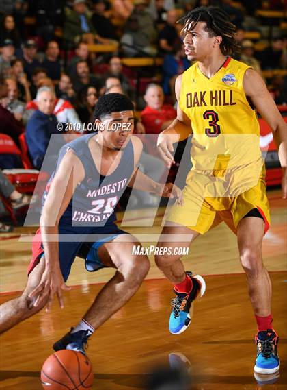 Thumbnail 2 in Modesto Christian vs. Oak Hill Academy (Nike Extravaganza) photogallery.