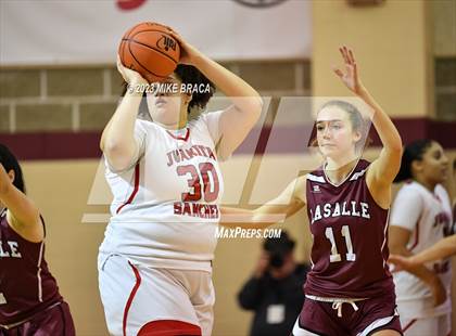 Thumbnail 3 in La Salle Academy vs. Juanita Sanchez Complex (RIIL Division 1 Final) photogallery.