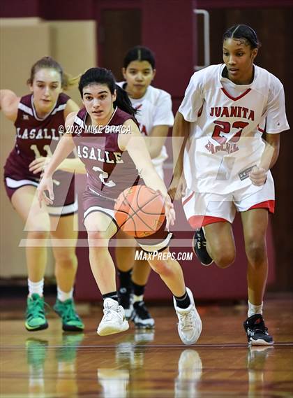 Thumbnail 2 in La Salle Academy vs. Juanita Sanchez Complex (RIIL Division 1 Final) photogallery.