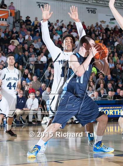 Thumbnail 2 in Pope John XXIII vs. Christian Brothers Academy (NJSIAA Non-Public A Final)  photogallery.