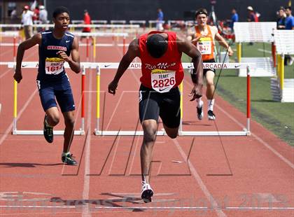 Thumbnail 1 in Arcadia Invitational (300 M Hurdles) photogallery.