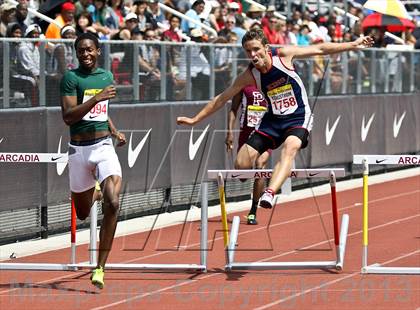 Thumbnail 1 in Arcadia Invitational (300 M Hurdles) photogallery.