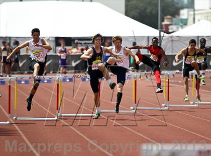 Thumbnail 2 in Arcadia Invitational (300 M Hurdles) photogallery.