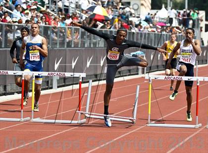 Thumbnail 3 in Arcadia Invitational (300 M Hurdles) photogallery.