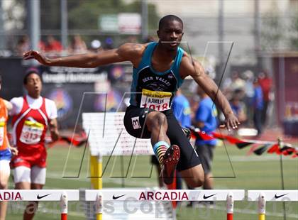 Thumbnail 2 in Arcadia Invitational (300 M Hurdles) photogallery.