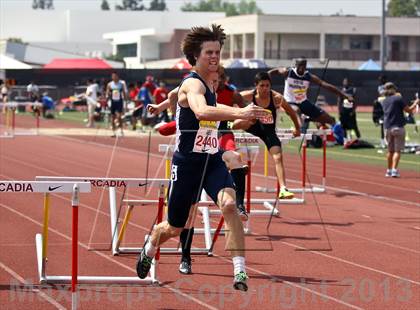 Thumbnail 2 in Arcadia Invitational (300 M Hurdles) photogallery.