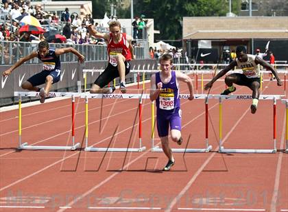 Thumbnail 1 in Arcadia Invitational (300 M Hurdles) photogallery.