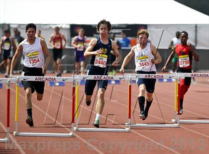 Thumbnail 1 in Arcadia Invitational (300 M Hurdles) photogallery.