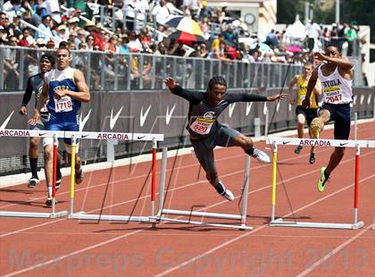Thumbnail 1 in Arcadia Invitational (300 M Hurdles) photogallery.