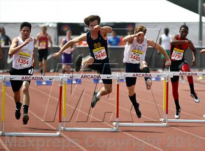 Thumbnail 3 in Arcadia Invitational (300 M Hurdles) photogallery.