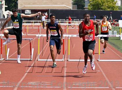 Thumbnail 1 in Arcadia Invitational (300 M Hurdles) photogallery.