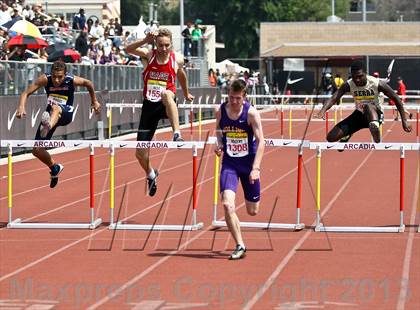 Thumbnail 3 in Arcadia Invitational (300 M Hurdles) photogallery.