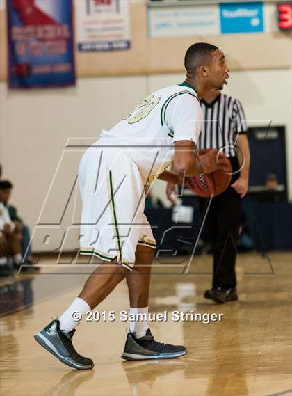 Thumbnail 3 in Long Beach Poly vs. Gregori (Modesto Christian Holiday Hoops Classic) photogallery.