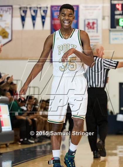 Thumbnail 1 in Long Beach Poly vs. Gregori (Modesto Christian Holiday Hoops Classic) photogallery.