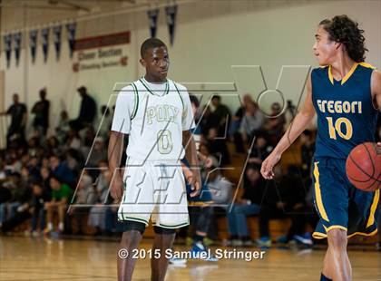 Thumbnail 3 in Long Beach Poly vs. Gregori (Modesto Christian Holiday Hoops Classic) photogallery.