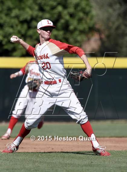 Thumbnail 1 in Ayala vs. Orange Lutheran (Anderson Bat National Classic) photogallery.