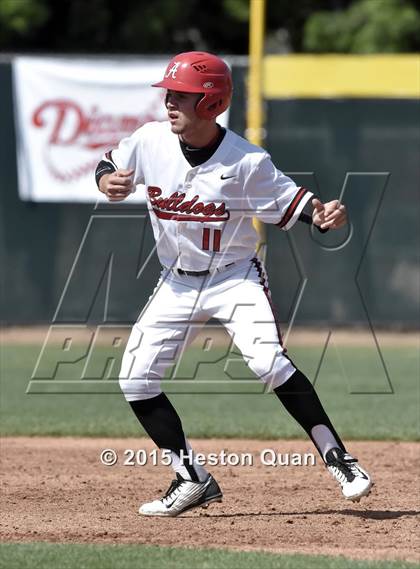 Thumbnail 1 in Ayala vs. Orange Lutheran (Anderson Bat National Classic) photogallery.