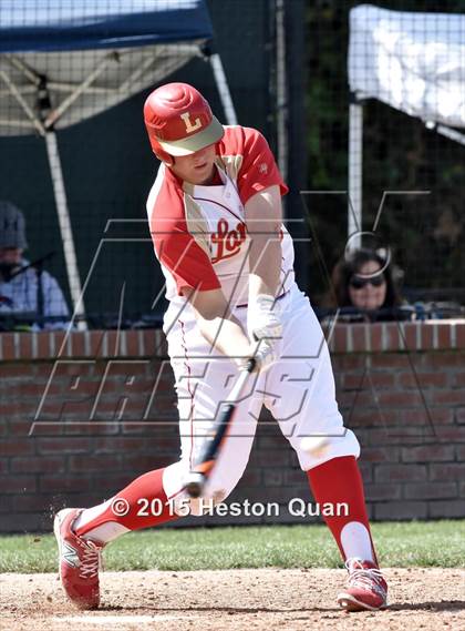 Thumbnail 1 in Ayala vs. Orange Lutheran (Anderson Bat National Classic) photogallery.