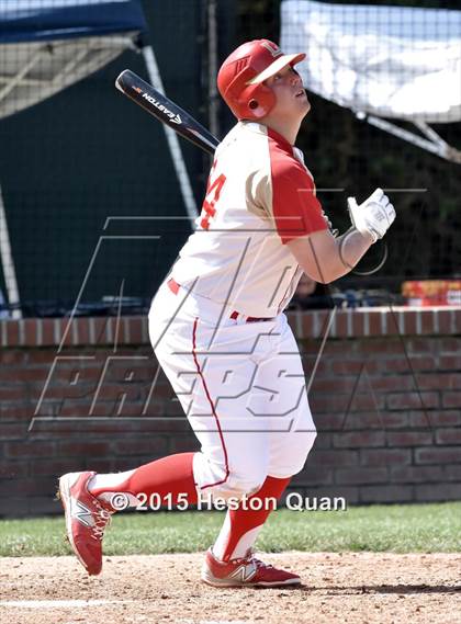Thumbnail 3 in Ayala vs. Orange Lutheran (Anderson Bat National Classic) photogallery.