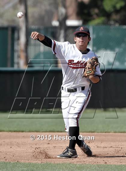 Thumbnail 1 in Ayala vs. Orange Lutheran (Anderson Bat National Classic) photogallery.
