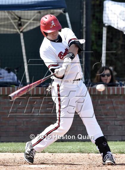 Thumbnail 2 in Ayala vs. Orange Lutheran (Anderson Bat National Classic) photogallery.