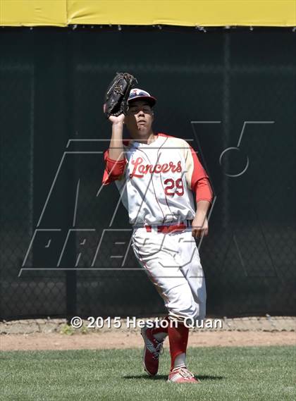 Thumbnail 2 in Ayala vs. Orange Lutheran (Anderson Bat National Classic) photogallery.