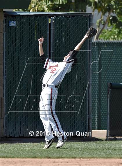 Thumbnail 2 in Ayala vs. Orange Lutheran (Anderson Bat National Classic) photogallery.